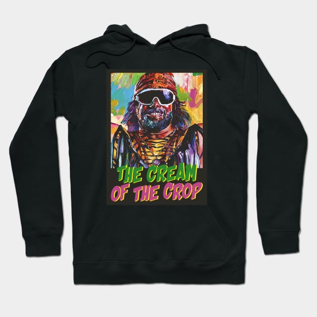 MACHO MAN - THE CREAM OF THE CROP PAINTING Hoodie by parijembut